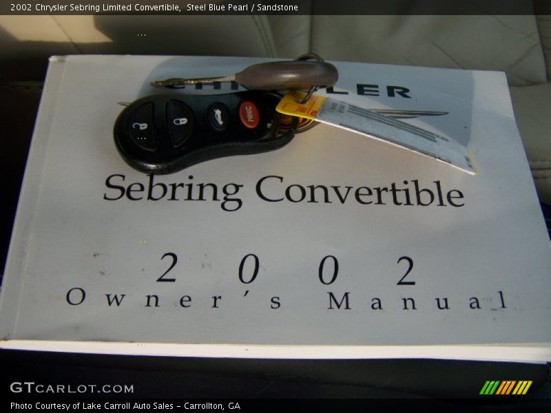 Books/Manuals of 2002 Sebring Limited Convertible