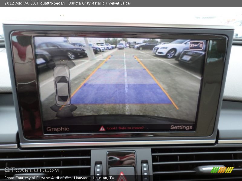 Rear View Camera Display - 2012 Audi A6 3.0T quattro Sedan
