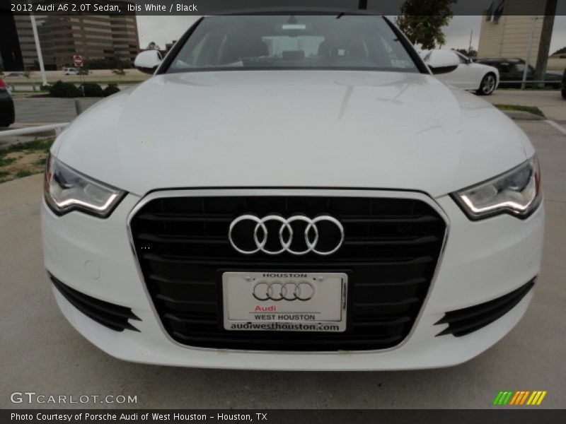 Ibis White / Black 2012 Audi A6 2.0T Sedan