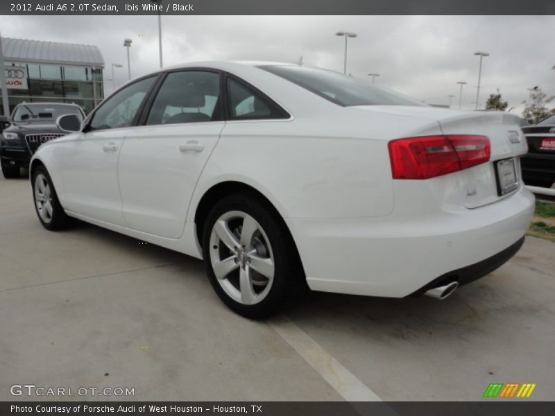 Ibis White / Black 2012 Audi A6 2.0T Sedan
