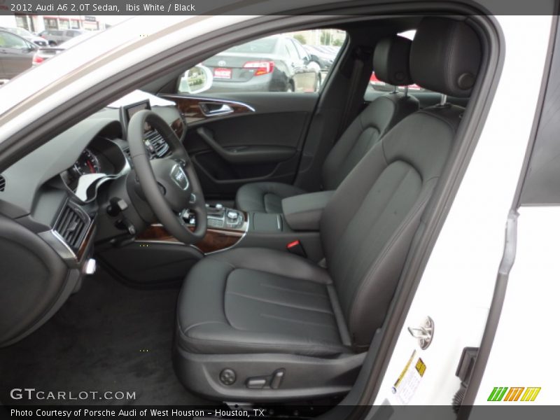 Ibis White / Black 2012 Audi A6 2.0T Sedan