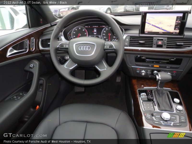 Ibis White / Black 2012 Audi A6 2.0T Sedan