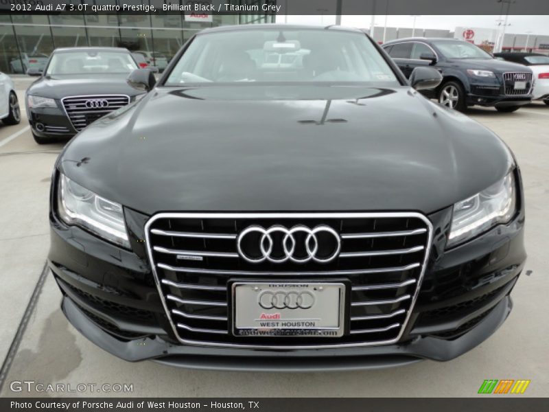 Brilliant Black / Titanium Grey 2012 Audi A7 3.0T quattro Prestige