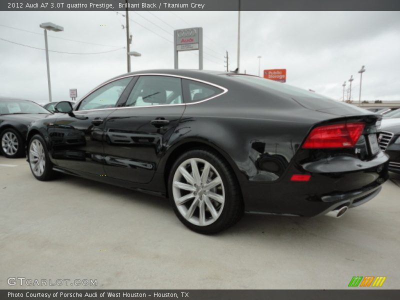 Brilliant Black / Titanium Grey 2012 Audi A7 3.0T quattro Prestige