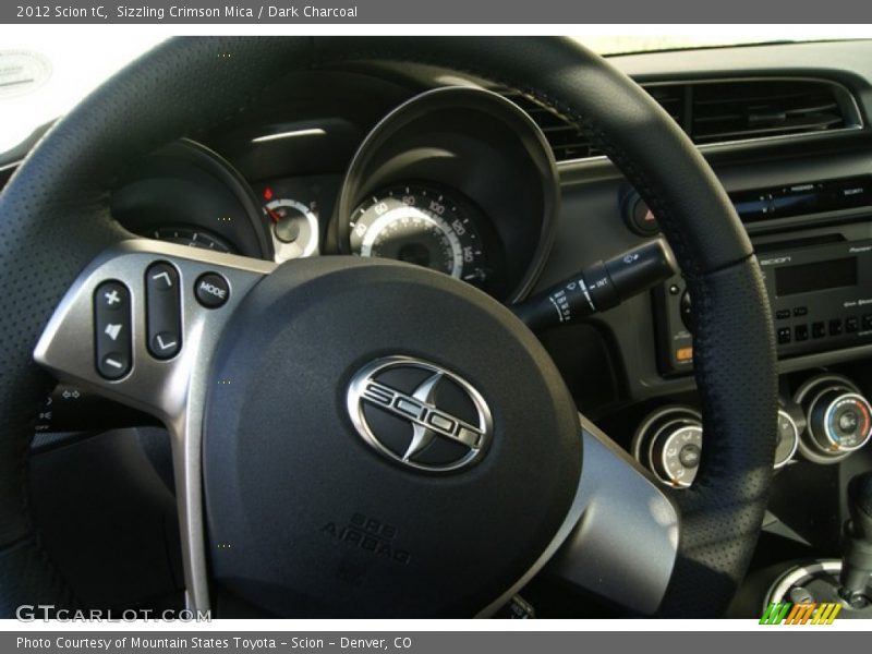 Sizzling Crimson Mica / Dark Charcoal 2012 Scion tC