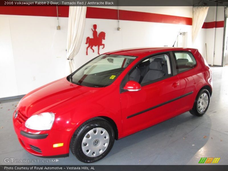 Tornado Red / Anthracite Black 2008 Volkswagen Rabbit 2 Door