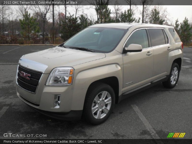 Gold Mist Metallic / Jet Black 2012 GMC Terrain SLE