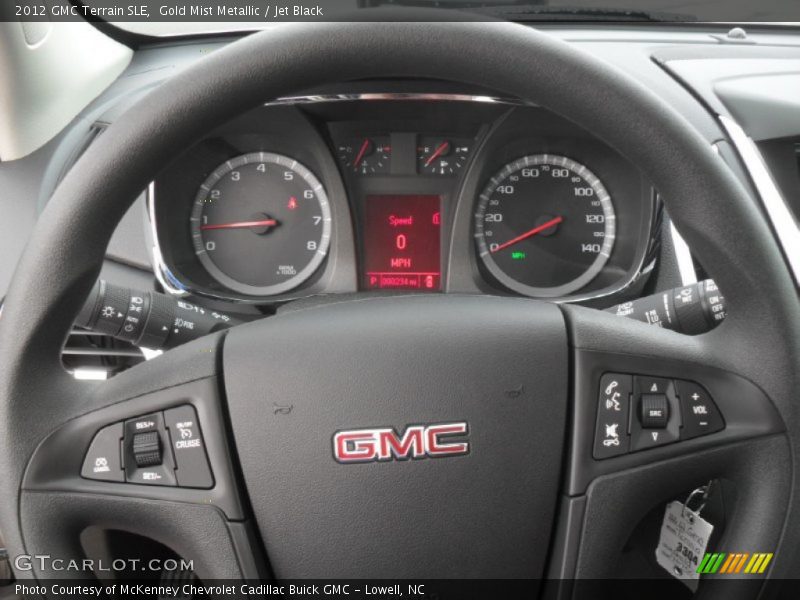 Gold Mist Metallic / Jet Black 2012 GMC Terrain SLE