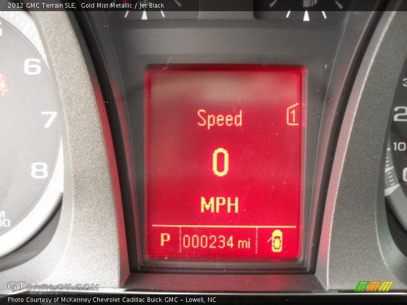 Gold Mist Metallic / Jet Black 2012 GMC Terrain SLE