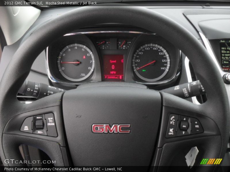 Mocha Steel Metallic / Jet Black 2012 GMC Terrain SLE