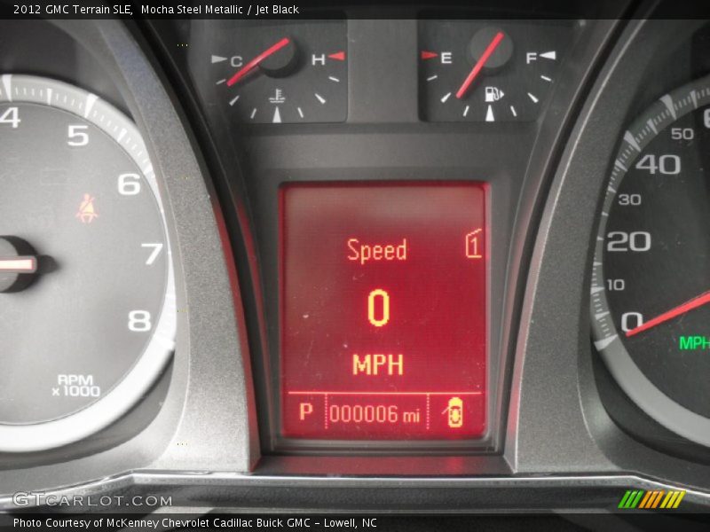 Mocha Steel Metallic / Jet Black 2012 GMC Terrain SLE