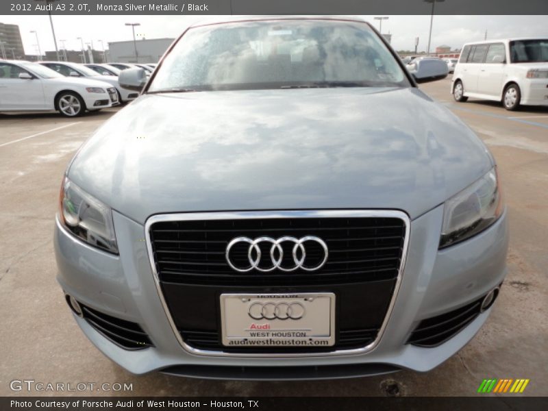 Monza Silver Metallic / Black 2012 Audi A3 2.0T