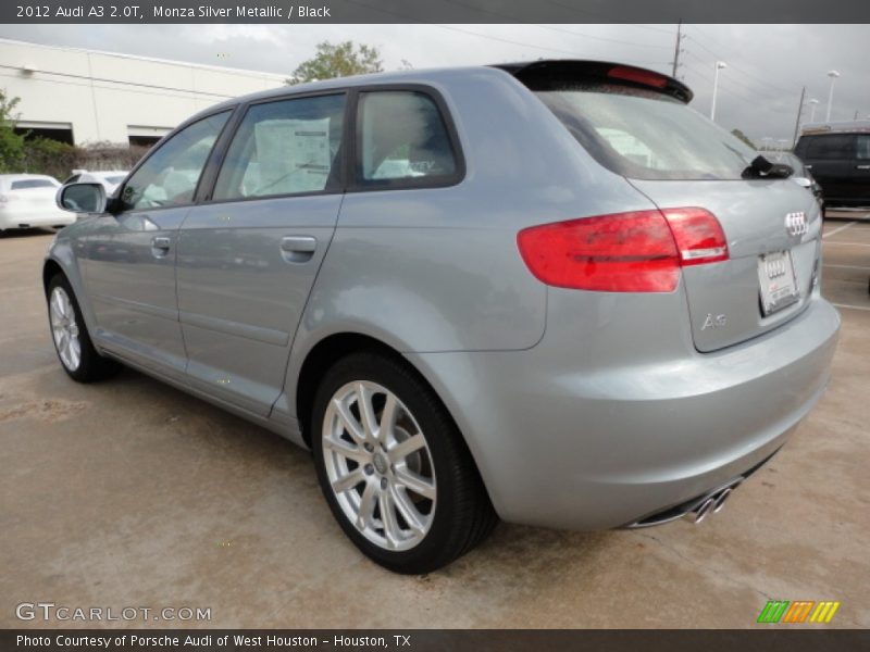 Monza Silver Metallic / Black 2012 Audi A3 2.0T