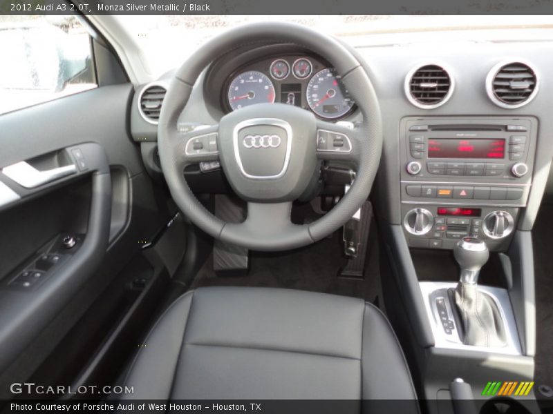 Monza Silver Metallic / Black 2012 Audi A3 2.0T