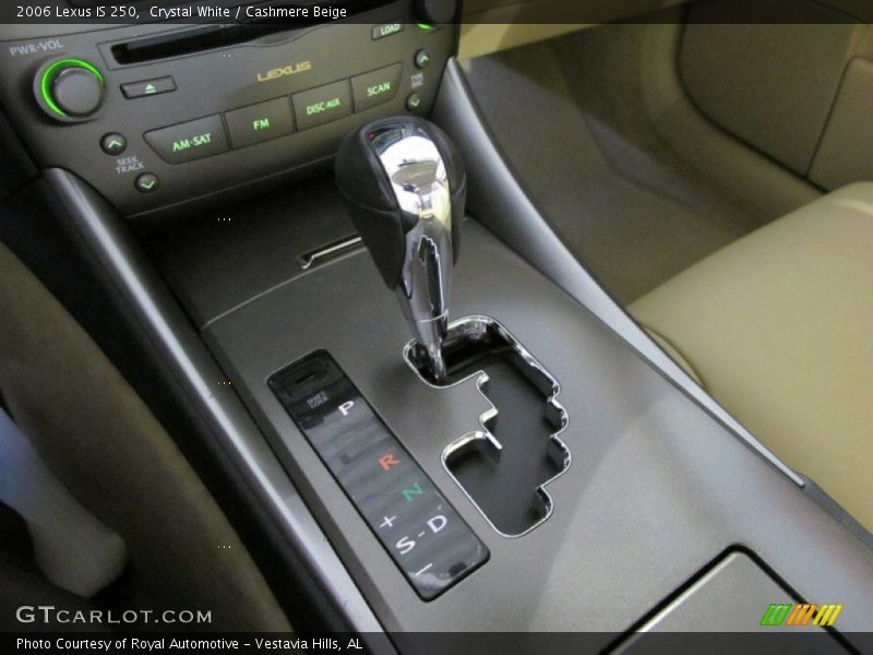 Crystal White / Cashmere Beige 2006 Lexus IS 250