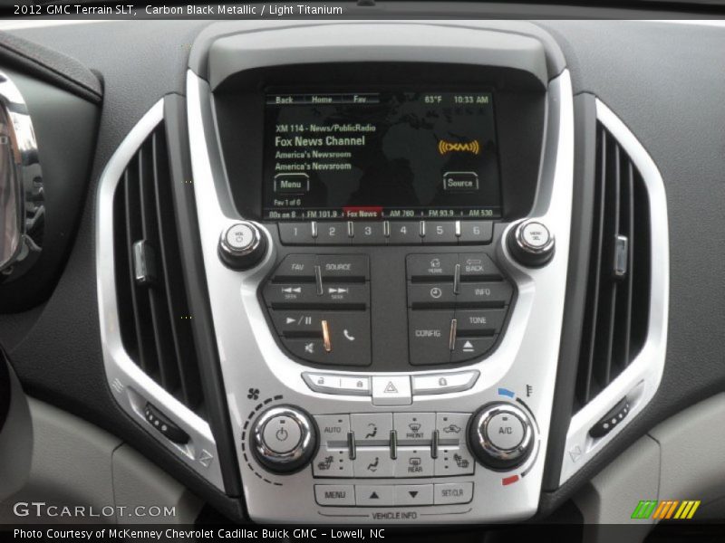 Carbon Black Metallic / Light Titanium 2012 GMC Terrain SLT