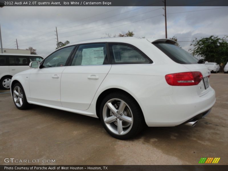 Ibis White / Cardamom Beige 2012 Audi A4 2.0T quattro Avant