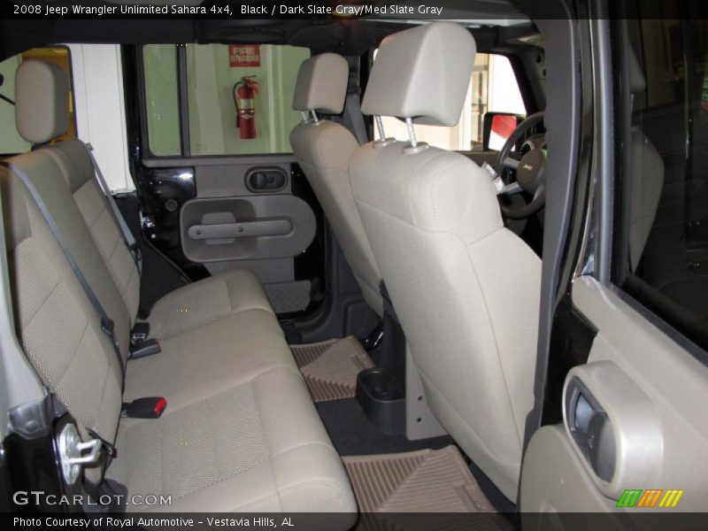 Black / Dark Slate Gray/Med Slate Gray 2008 Jeep Wrangler Unlimited Sahara 4x4