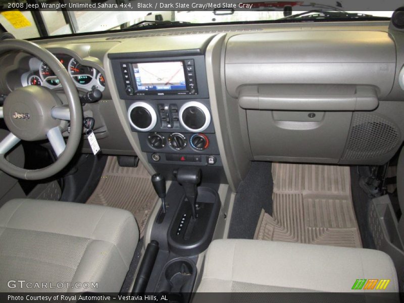 Black / Dark Slate Gray/Med Slate Gray 2008 Jeep Wrangler Unlimited Sahara 4x4