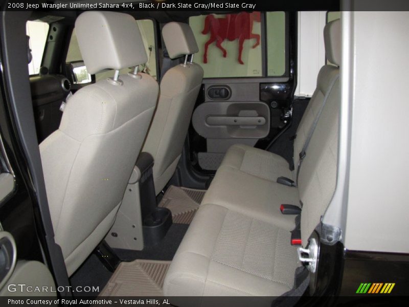 Black / Dark Slate Gray/Med Slate Gray 2008 Jeep Wrangler Unlimited Sahara 4x4