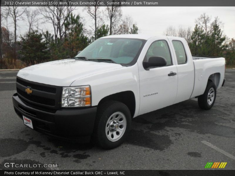 Front 3/4 View of 2012 Silverado 1500 Work Truck Extended Cab