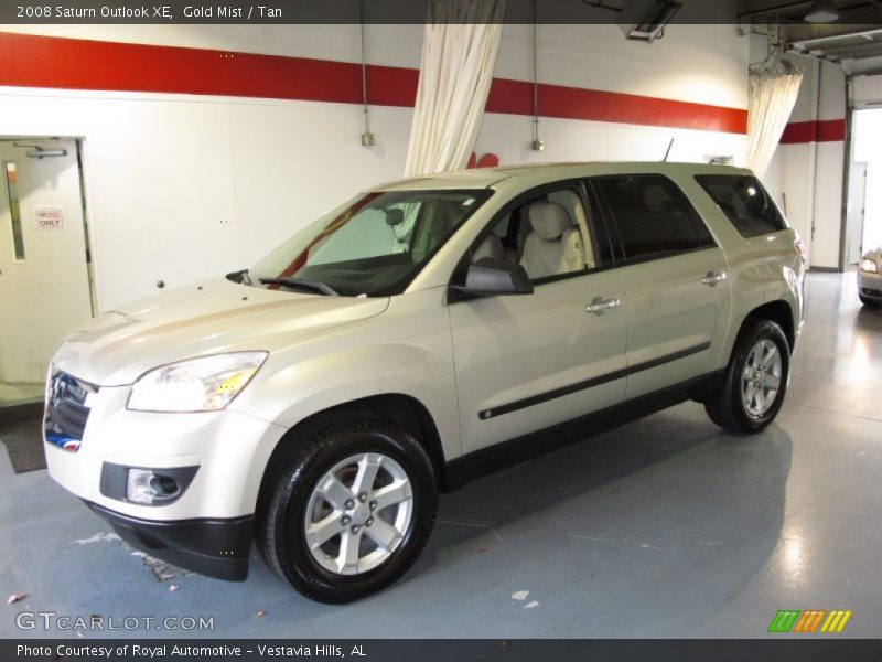 Gold Mist / Tan 2008 Saturn Outlook XE