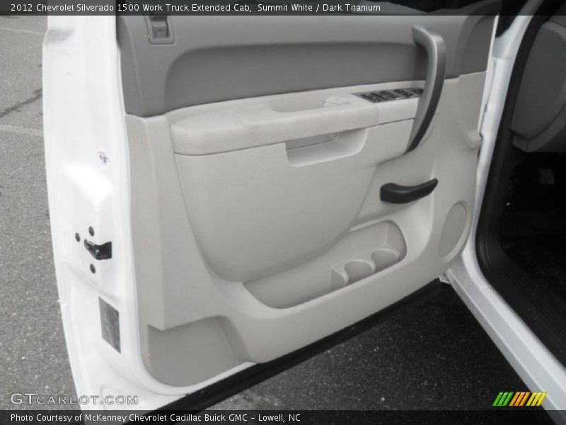 Summit White / Dark Titanium 2012 Chevrolet Silverado 1500 Work Truck Extended Cab