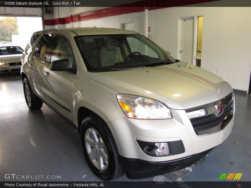 Gold Mist / Tan 2008 Saturn Outlook XE