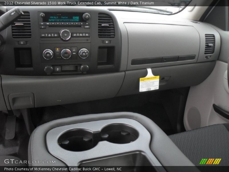 Summit White / Dark Titanium 2012 Chevrolet Silverado 1500 Work Truck Extended Cab