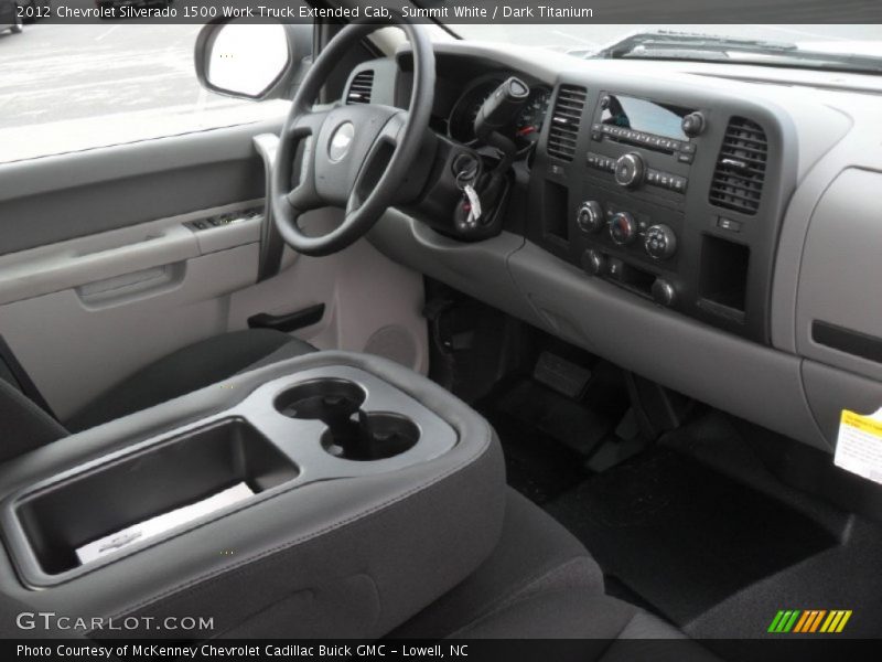 Summit White / Dark Titanium 2012 Chevrolet Silverado 1500 Work Truck Extended Cab