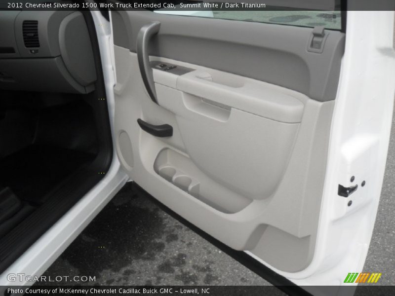 Summit White / Dark Titanium 2012 Chevrolet Silverado 1500 Work Truck Extended Cab