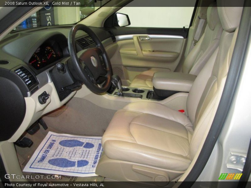 Gold Mist / Tan 2008 Saturn Outlook XE