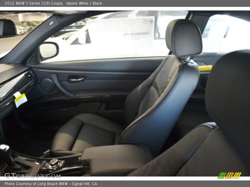  2012 3 Series 328i Coupe Black Interior