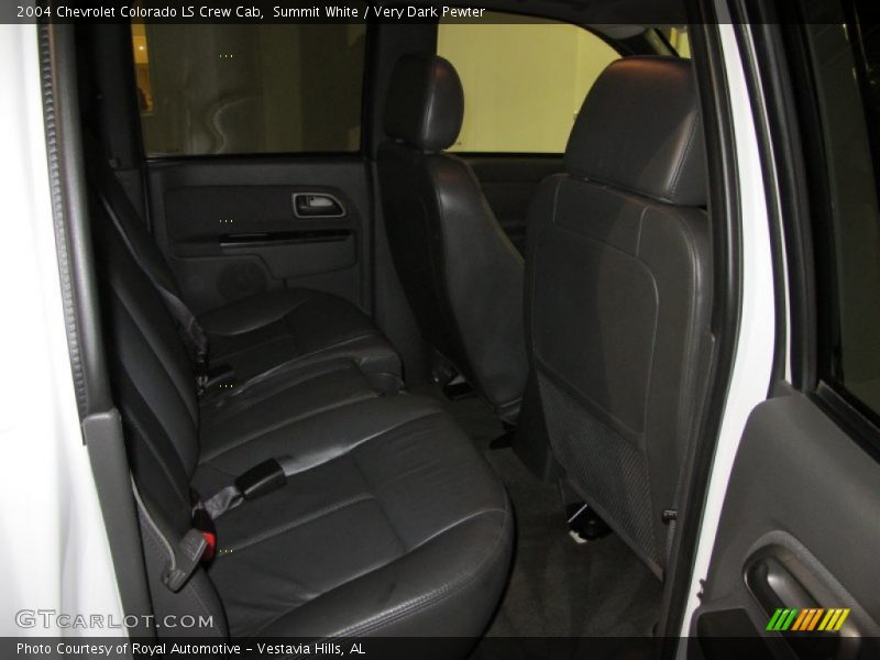 Summit White / Very Dark Pewter 2004 Chevrolet Colorado LS Crew Cab