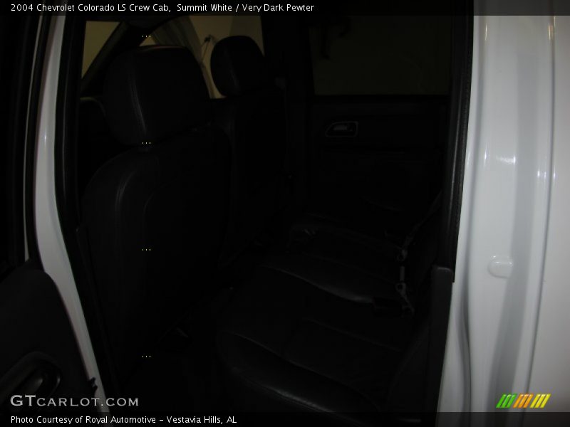 Summit White / Very Dark Pewter 2004 Chevrolet Colorado LS Crew Cab