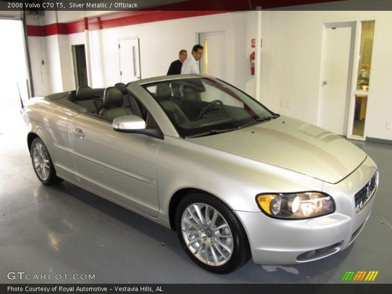 Silver Metallic / Offblack 2008 Volvo C70 T5