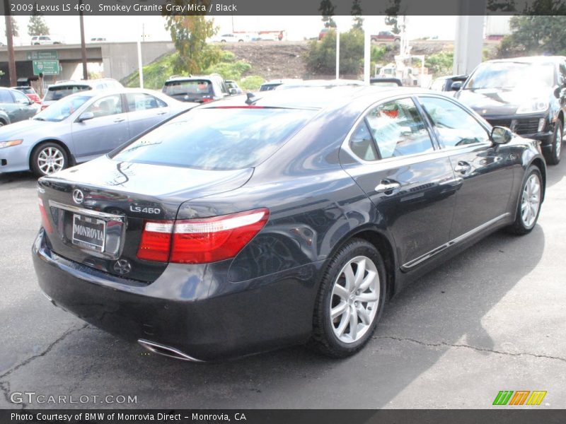 Smokey Granite Gray Mica / Black 2009 Lexus LS 460