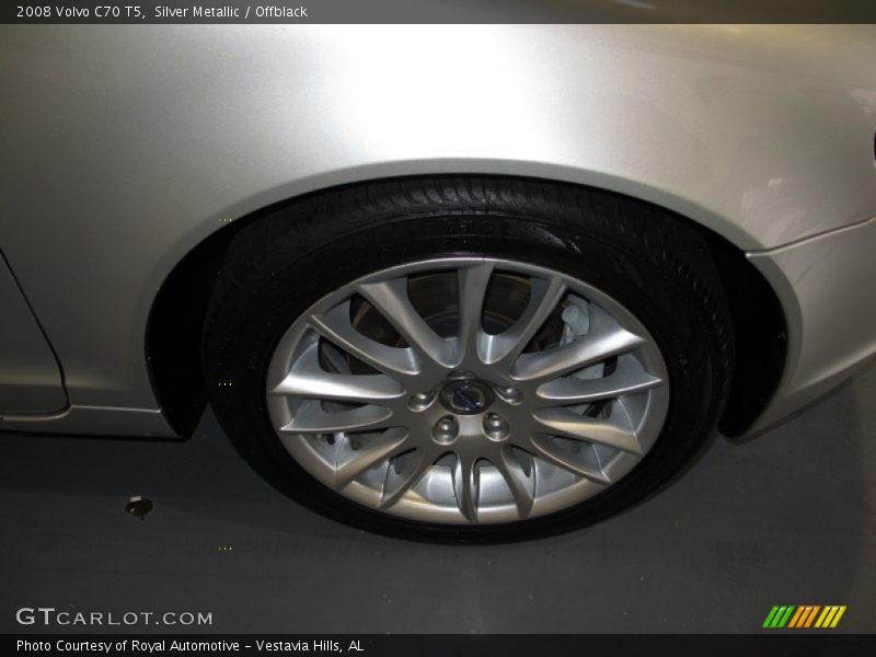 Silver Metallic / Offblack 2008 Volvo C70 T5