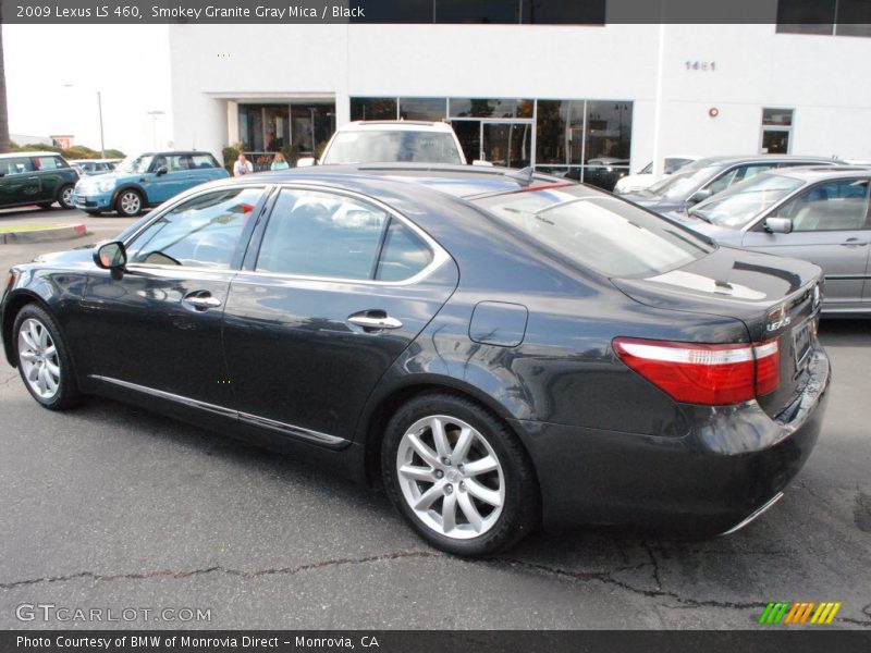 Smokey Granite Gray Mica / Black 2009 Lexus LS 460