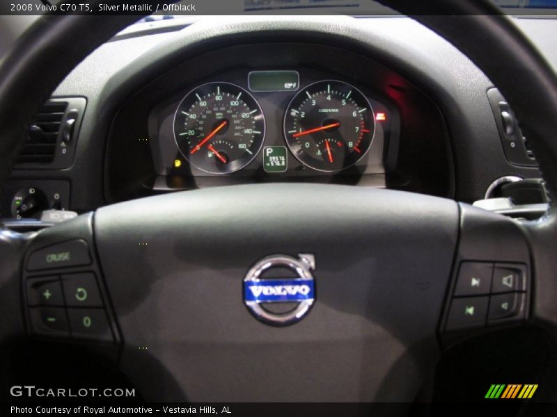 Silver Metallic / Offblack 2008 Volvo C70 T5