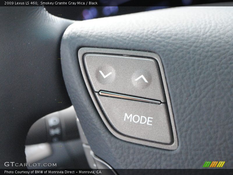 Smokey Granite Gray Mica / Black 2009 Lexus LS 460