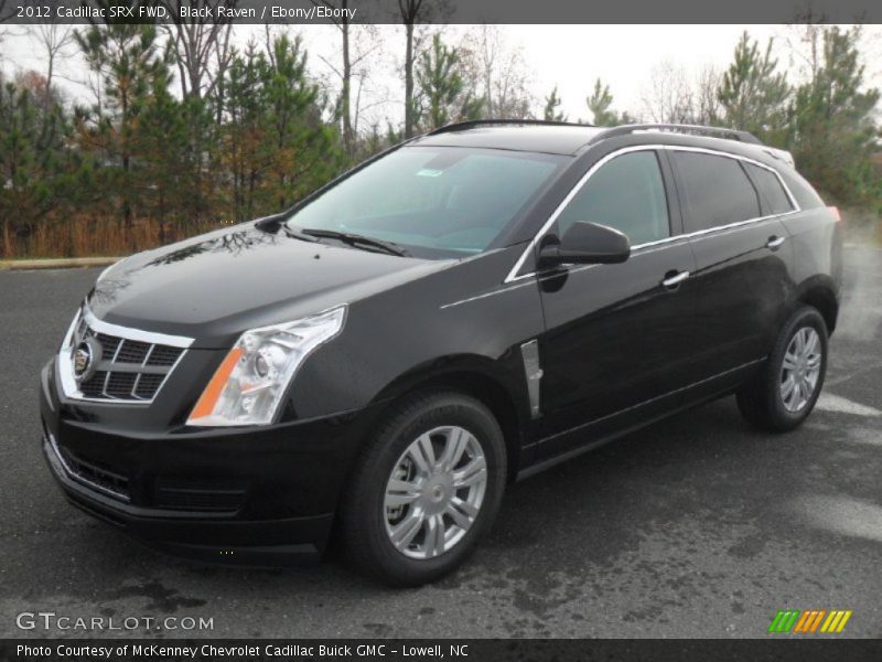 Black Raven / Ebony/Ebony 2012 Cadillac SRX FWD