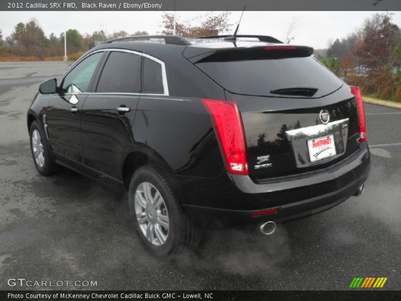 Black Raven / Ebony/Ebony 2012 Cadillac SRX FWD