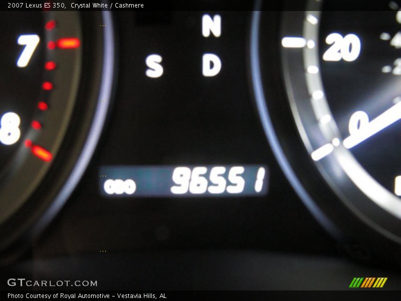 Crystal White / Cashmere 2007 Lexus ES 350