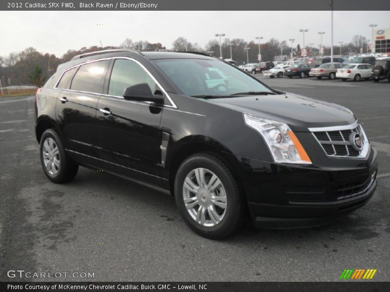 Black Raven / Ebony/Ebony 2012 Cadillac SRX FWD
