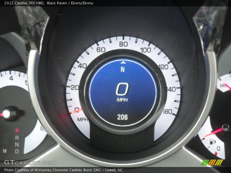 Black Raven / Ebony/Ebony 2012 Cadillac SRX FWD