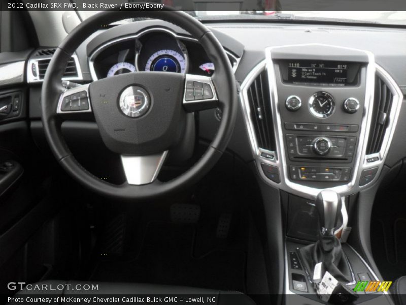 Black Raven / Ebony/Ebony 2012 Cadillac SRX FWD