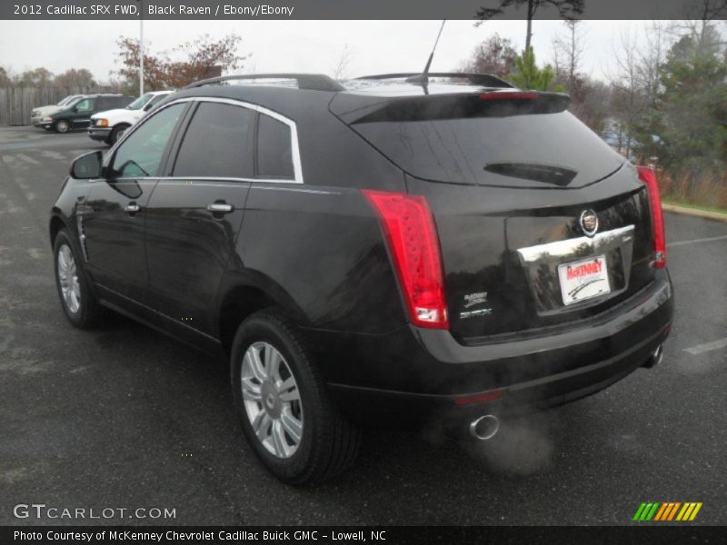 Black Raven / Ebony/Ebony 2012 Cadillac SRX FWD