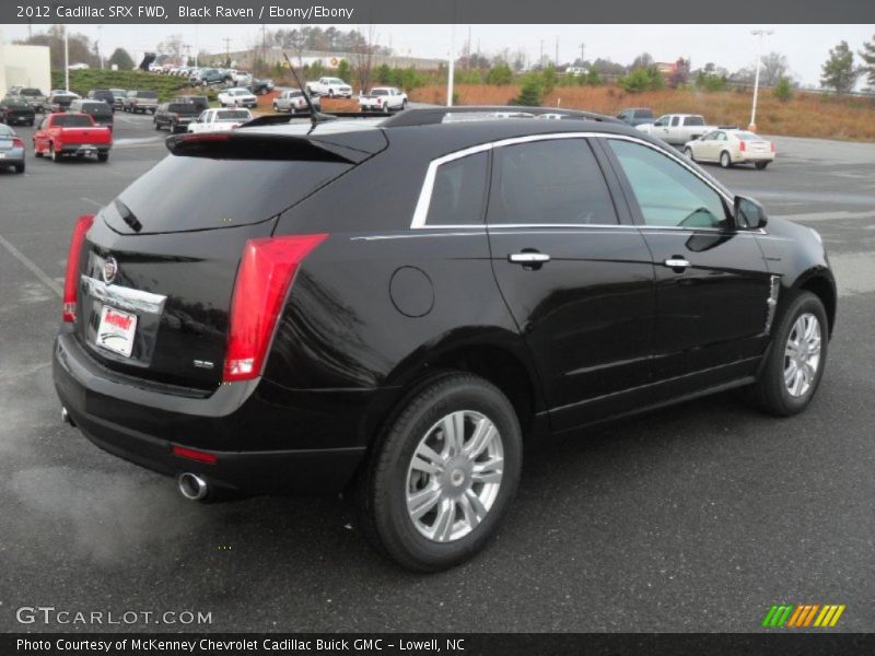 Black Raven / Ebony/Ebony 2012 Cadillac SRX FWD