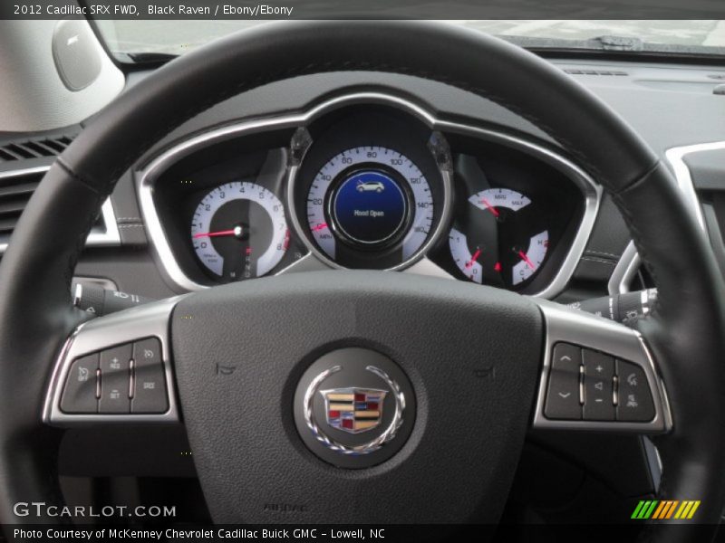 Black Raven / Ebony/Ebony 2012 Cadillac SRX FWD